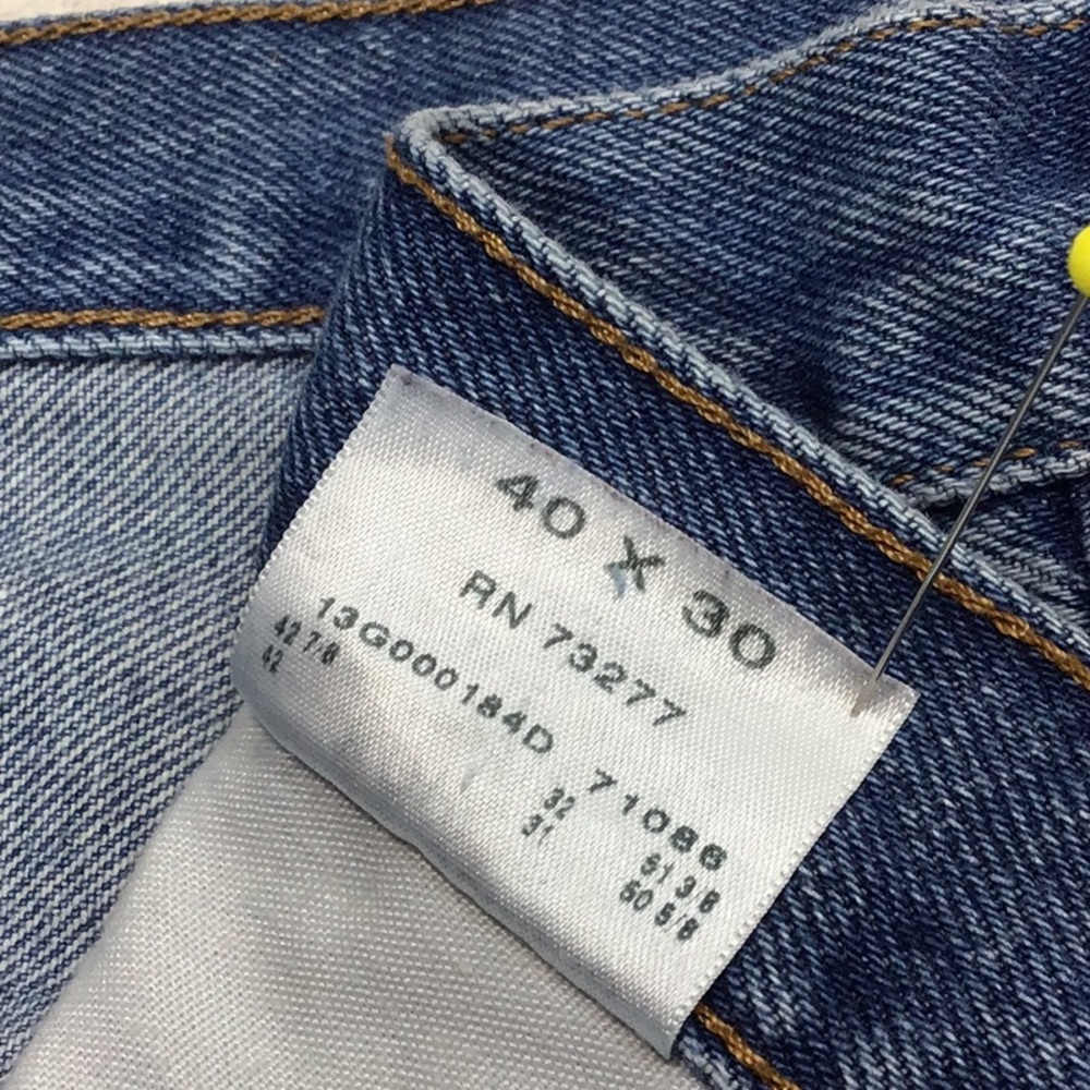🚀 Urban Pipeline Relaxed Fit Cotton Zip Front 5 Pocket Denim 40 X 30 Blue Jeans - Picture 7 of 10